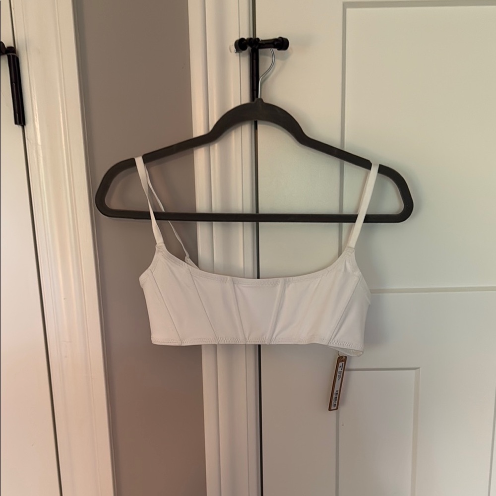 SKIMS White Bikini Top